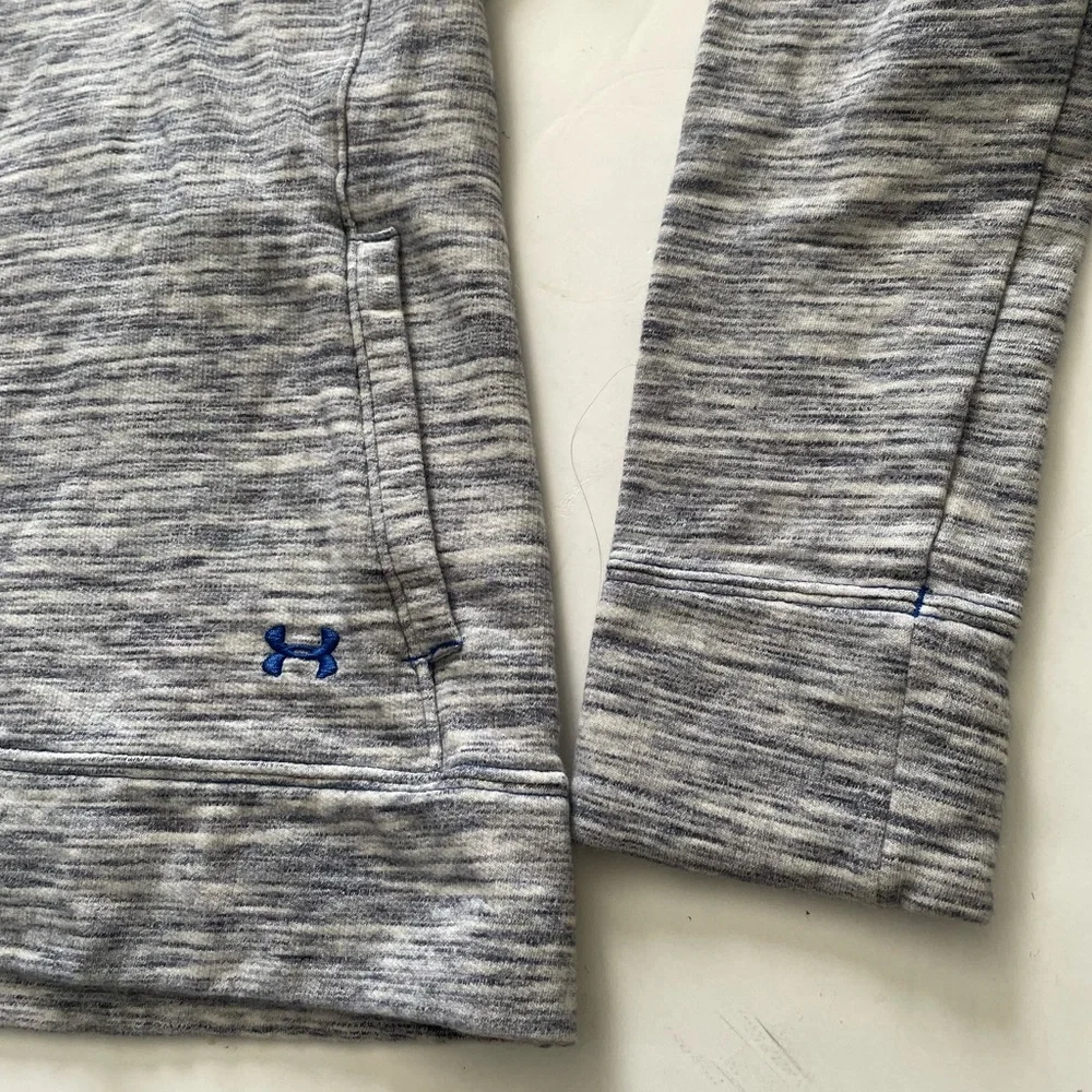 Under Armour Girls Charged Cotton Storm Marble Hoodie Sz 4-6